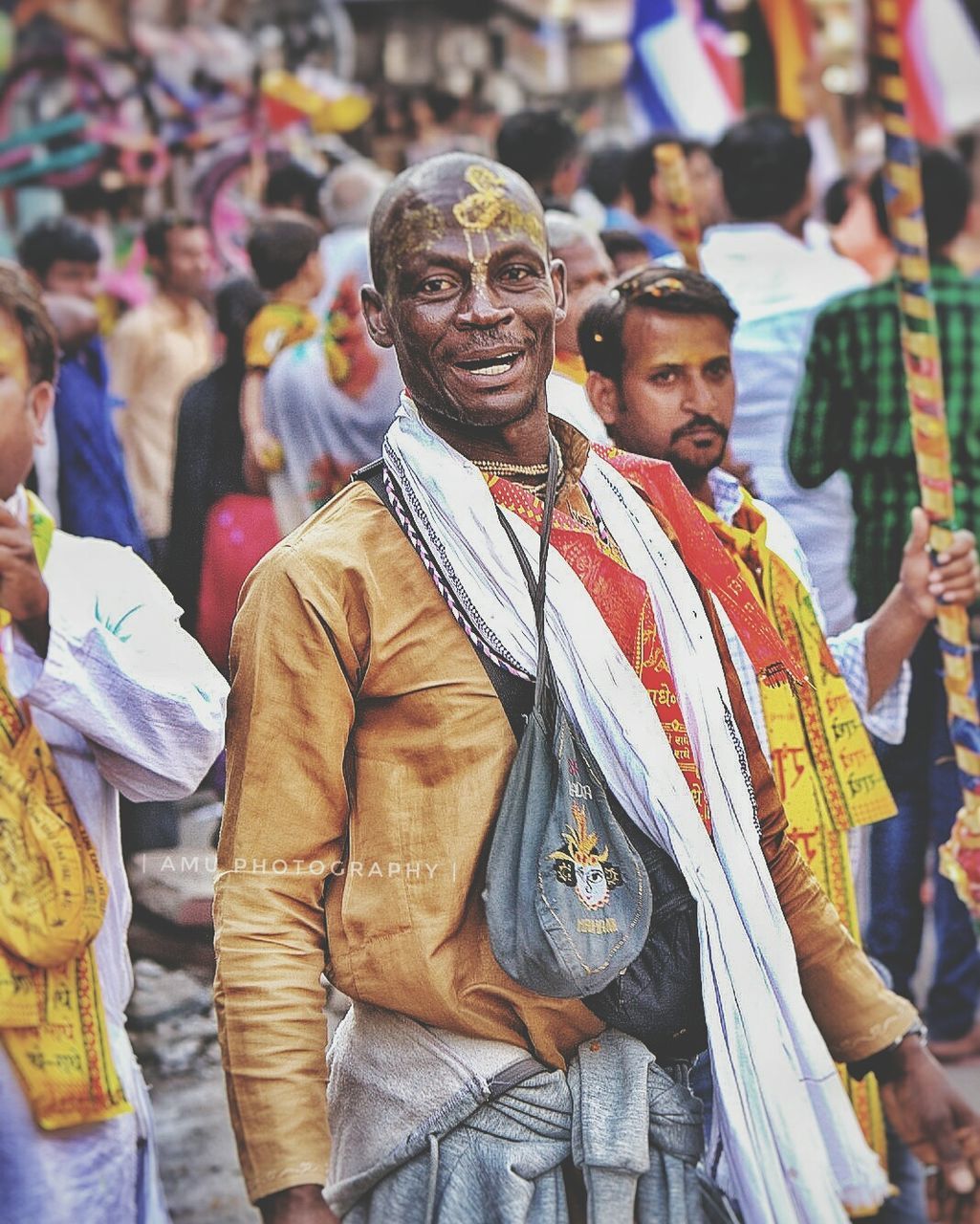 PORTRAIT OF MAN IN MARKET