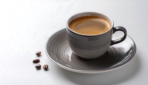 Close-up of coffee on table