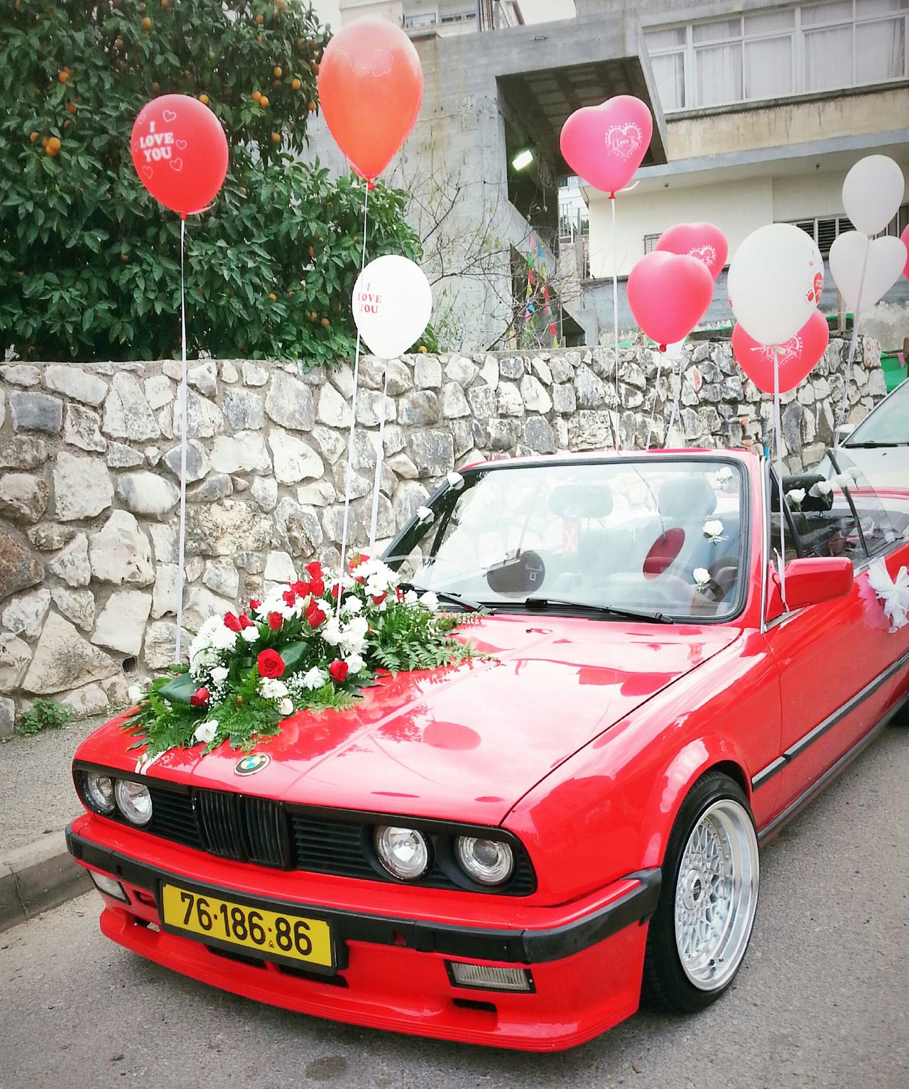 Red bmw