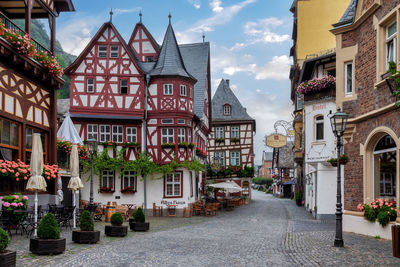 Buildings in bacharach, germany