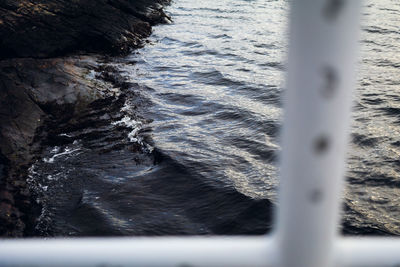 Close-up of sea shore