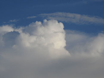 Low angle view of clouds in sky