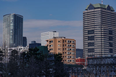 Modern buildings in city