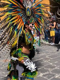 Man dancing during carnival celebration