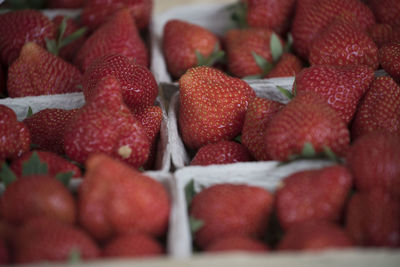 Full frame shot of strawberries