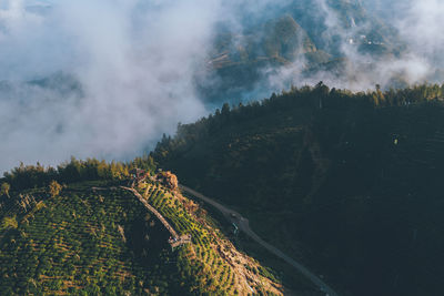 Panoramic view of landscape against sky