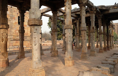 View of old ruins