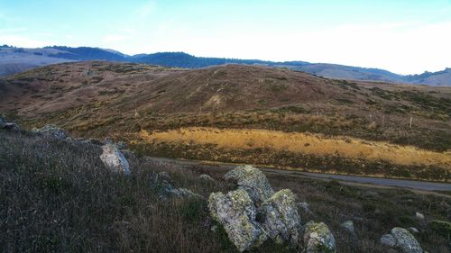 Scenic view of landscape against sky