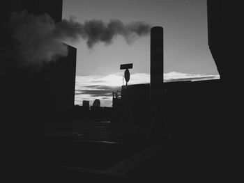 Cloudy sky over landscape