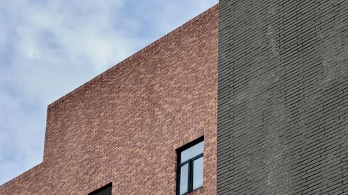 Low angle view of building against sky