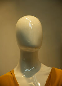 Close-up of mannequin