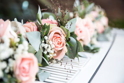 Close-up of rose bouquet