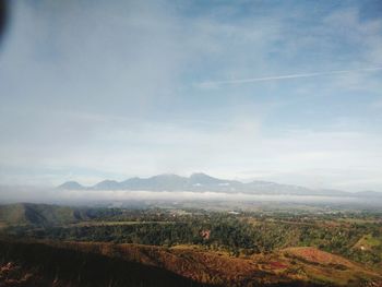 Scenic view of landscape against sky