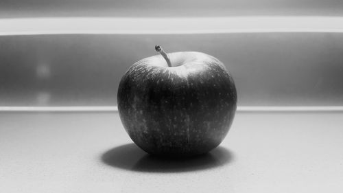 Close-up of apple on table