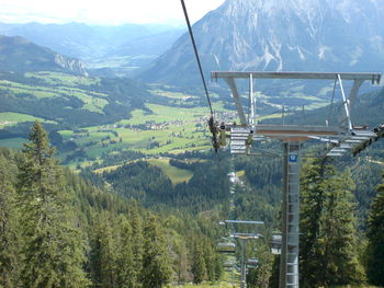 Scenic view of mountains