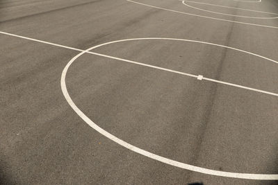 Full frame shot of basketball court