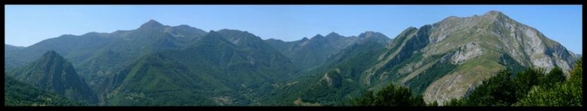 PANORAMIC VIEW OF MOUNTAINS