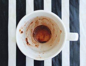 Close-up of coffee cup