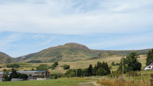 Scenic view of landscape against sky