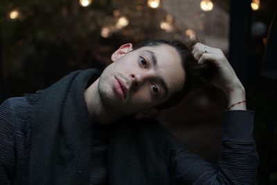 Portrait of young man