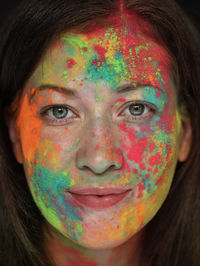 Close-up portrait of a teenage girl