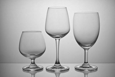 Close-up of beer in glass on table