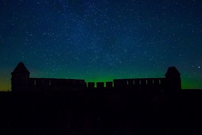 Low angle view of stars in sky