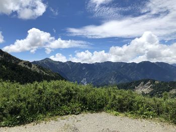 Scenic view of landscape against sky