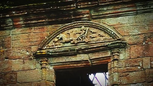 Low angle view of old building