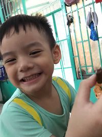 Portrait of smiling boy