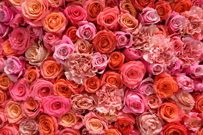 Close-up of rose bouquet