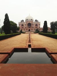 View of historical building against clear sky