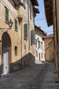 Street amidst buildings in town