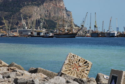 Panoramic view of sea against sky