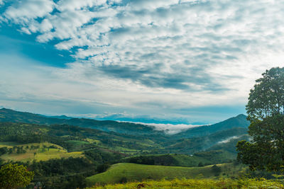 Scenic view of landscape against sky