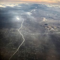 Aerial view of landscape