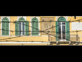 Low angle view of building in city