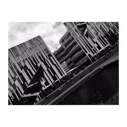 Low angle view of buildings against sky