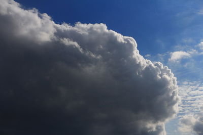 Low angle view of clouds in sky
