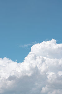 Low angle view of clouds in sky