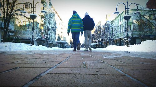 View of snow covered landscape
