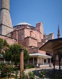 Historic building against clear sky