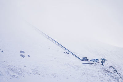 Snow covered field