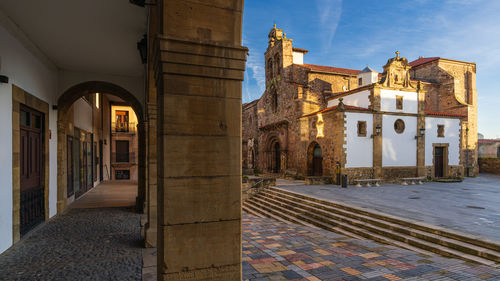 View of historic building against sky