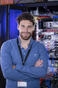 Portrait of a smiling young man