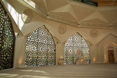 Low angle view of ceiling of building