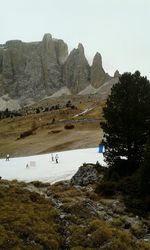 Scenic view of mountains