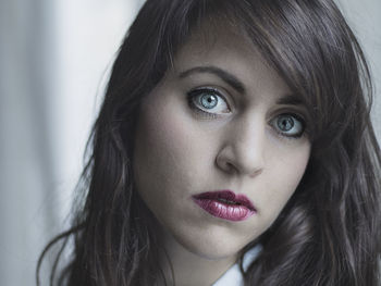 Close-up of young woman