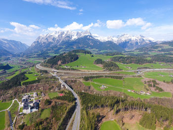 Scenic view of landscape against sky