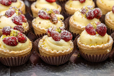 Close-up of cupcakes